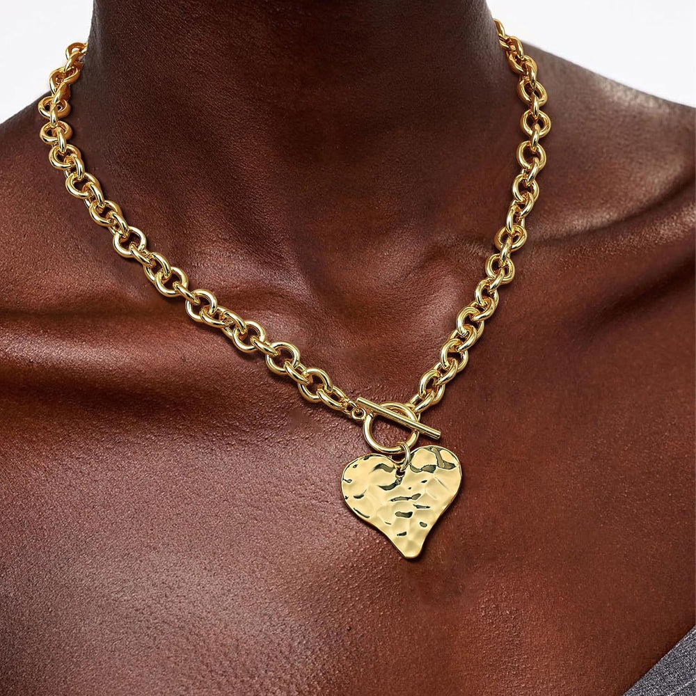 European and american cross-border star necklace set - women's statement metal hollow-out street style jewelry