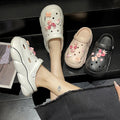 Cartoon matchingnew arrival crocs women's summerthick sole stomping on shit feeling pet outwear sandalsnon-slip soft soleeasiest for match