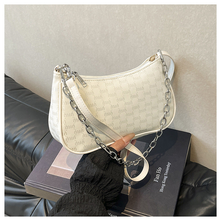 Cross-border large-capacity bag women's summer 2025 new versatile leisure chain messenger bag Korean version of work commuter bag