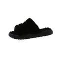 Women's cotton slippers for outdoor wear - 2024 autumn/winter trendy, instagram-famous, super popular, fashionable, versatile, fleece-lined, warm, one-strap slippers