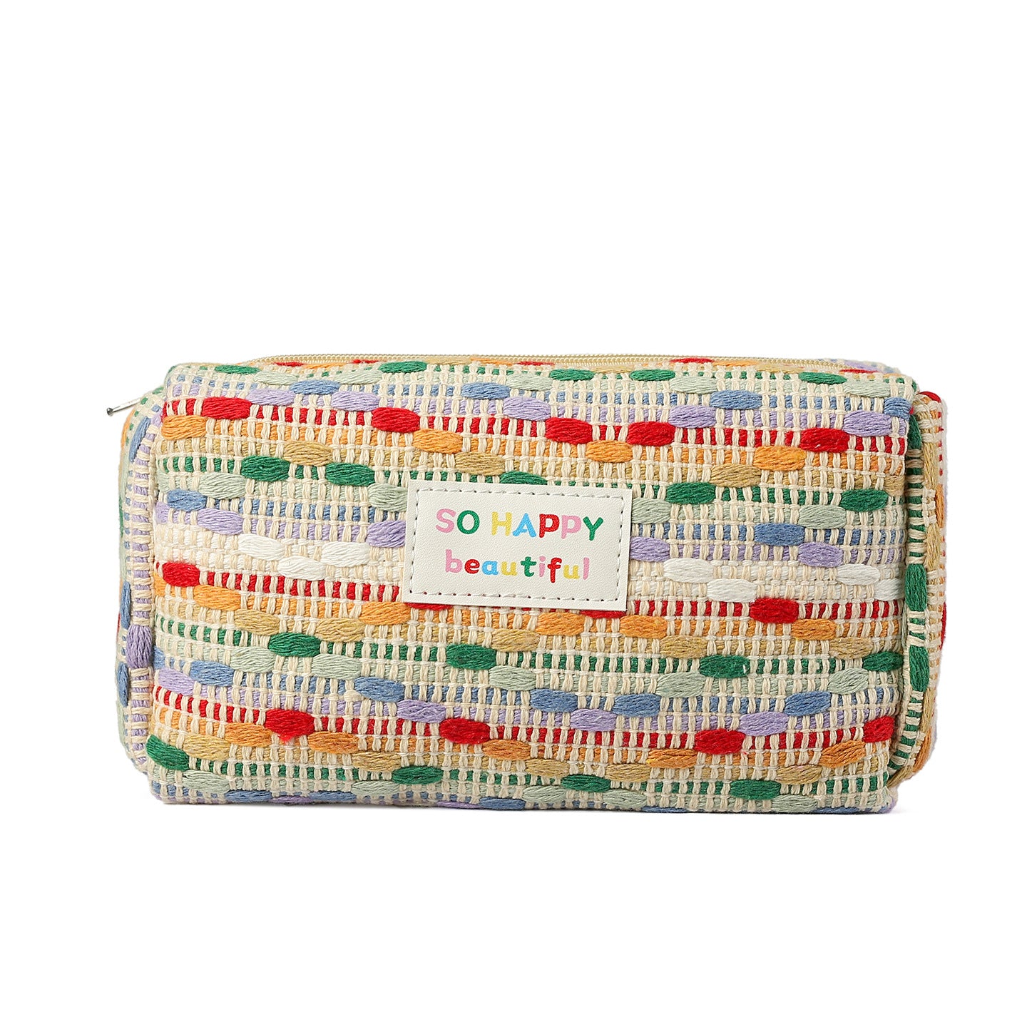 New cute cartoon strawberry cake pencil case versatile girl heart stationery storage bag large capacity pen ruler stationery box