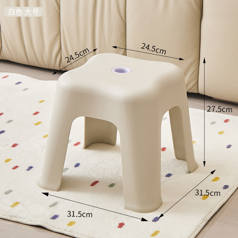 Plastic stool kids washbasin step stool for homethickened small stool adult non-slip stool shoe changing stool low stool