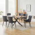 Amazon solid wood sticker dining table negotiation table scandinavian modern casualmdf table wood dining table