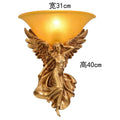 European style wall lamp angel bedroom bedside lamp living room tv background wall creative elephant lamp aisle deer head lamp