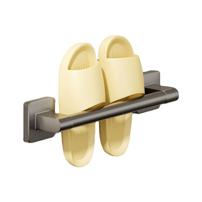 Bathroom shoe rack, bathroom slipper rack, punch-free toilet wall-mounted hanging rack, storage rack handy gadget