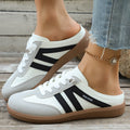 plus size baotou outwear half slippers for women 2026 summernew arrivalcasual slip-on lazy white shoes wholesale