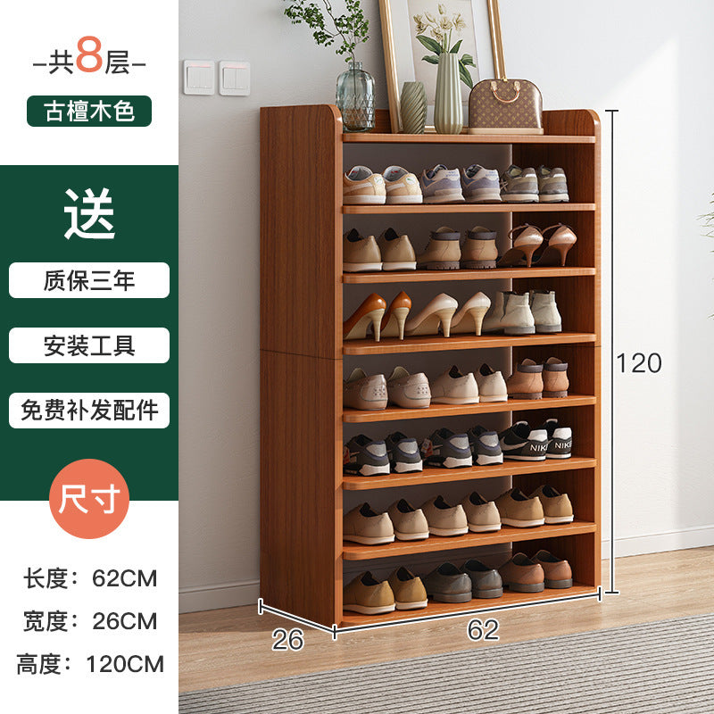 Shoe rack home door multi-layer small narrow simple storage artifact space saving 2025 new storage shoe cabinet