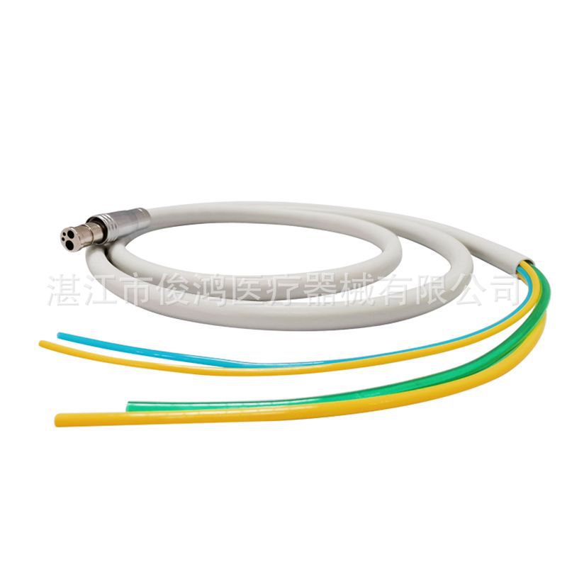 Dental mobile phone tube dental chair high speed mobile phone tube mobile phone tube 2/4 hole silicone tube with connector water rope dental chair accessories