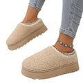 Wholesale women's plus size snow boots: new winter collection - fleece lined, extra thick, warm, platform, height increasing, furry cotton boots and shoes