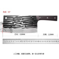 Kitchen knife - household slicing knife, meat and vegetable chopping knife, chef's knife - ultra-sharp, forged, open-edge blade