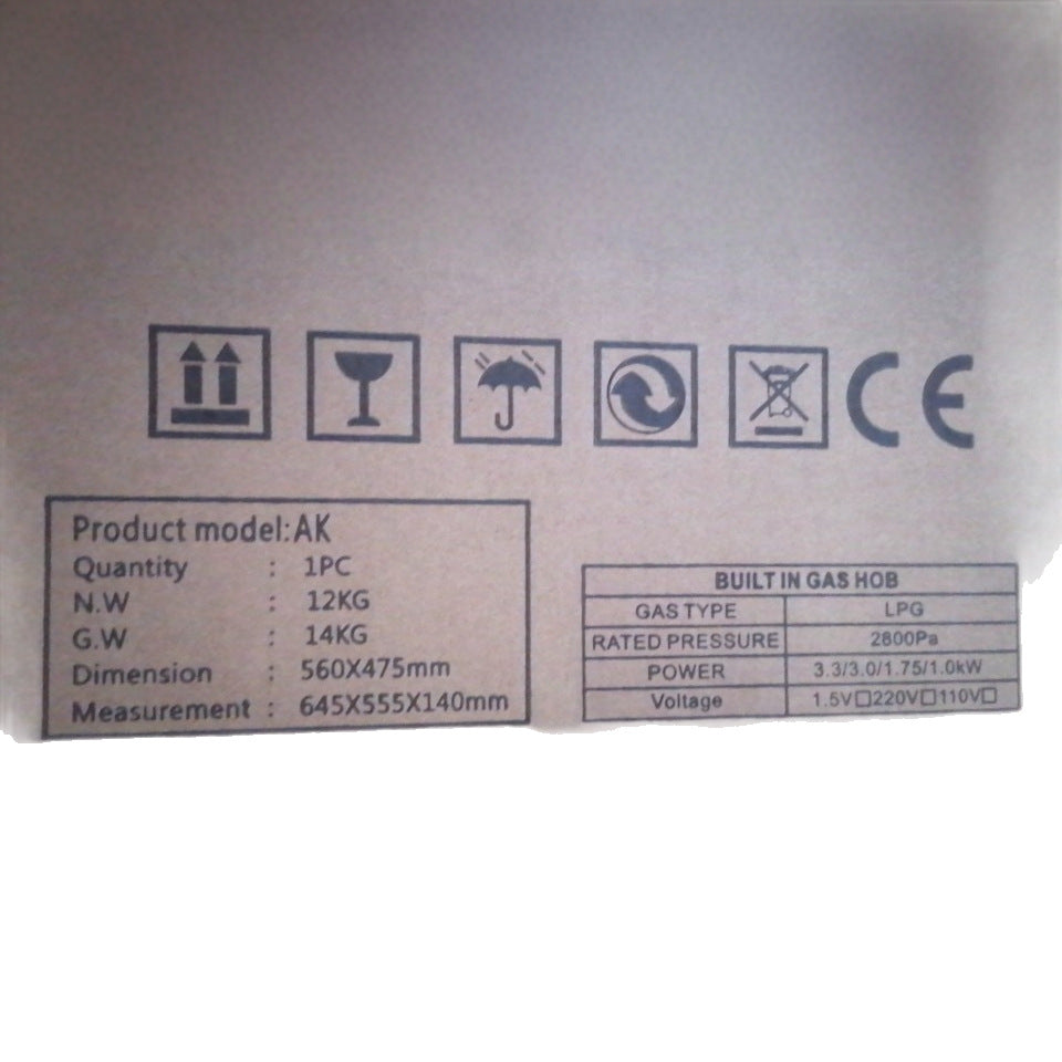 4 four-head eye furnace liquid european style simple european style liquefied gas natural gas stove