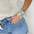Handmade turquoise beaded bracelet wholesale - cross-border women's summer beach vacation style turtle shell pendant bracelet