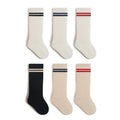 Babylon baby long tube socks combed cotton breathable preppy stylekids socks boneless plaid antibacterial knee high socks category a