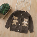 Girlsweateroutwearkidsknitting shirt2fall and winternew arrivalmaillard color sweatertops