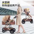 Lightweight two-way stroller - convertible pushchair for babies and toddlers - perfect for lounging and walking - baby carriage - must-have for parents