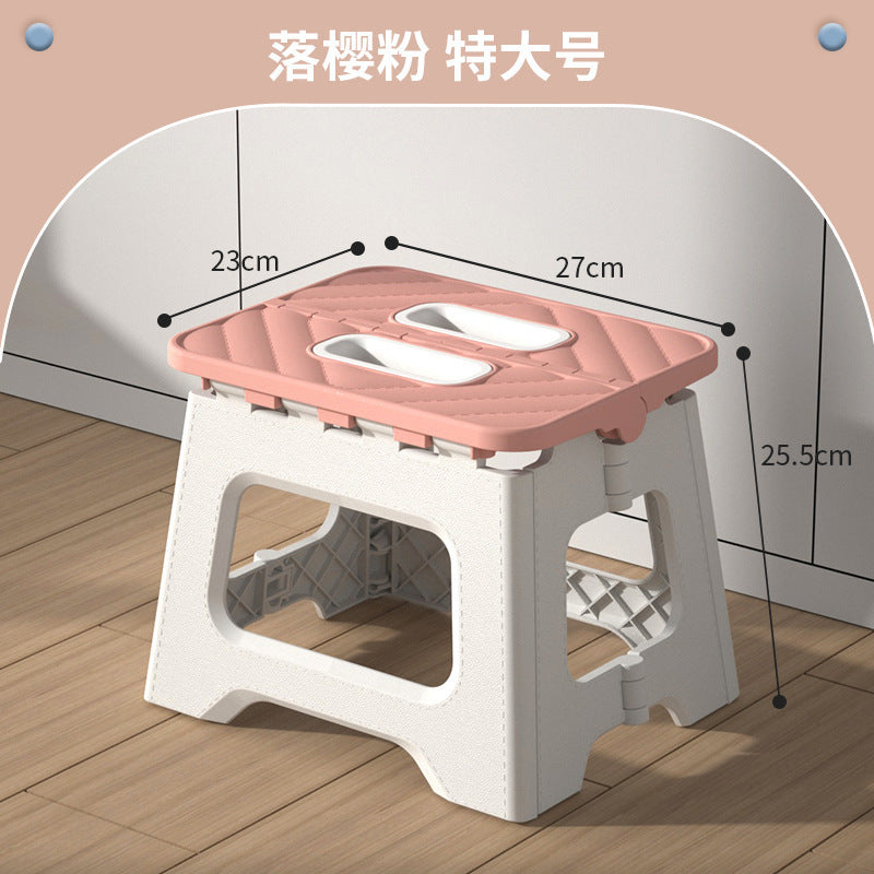 Foldable stool, thickened adult chair, portable home & outdoor camping chair, handheld durable student chair
