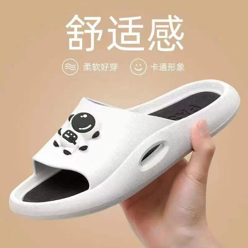 New arrival slippers men's summeroutwear sports shit-feeling sandals couple cartoon thick soleins women's sandals wholesale