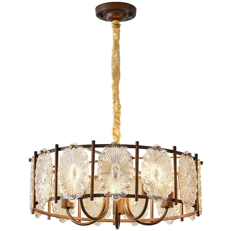 Zhongshan French retro medieval bedroom chandelier Nanyang style restaurant light study tea room room creative shop chandelier