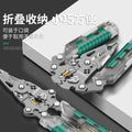 Baolian foldable electrical tester wire stripper - electrician's multi-tool: wire connector pliers, wire cutter, and stripping tool