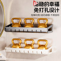 Suction cup shelf - bathroom vanity organizer, wall-mounted, no drilling required, toilet & washroom storage rack