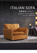Italian designer baxter small apartment living room casual sofa modern minimalist fabric sofa, ultra-minimalist style