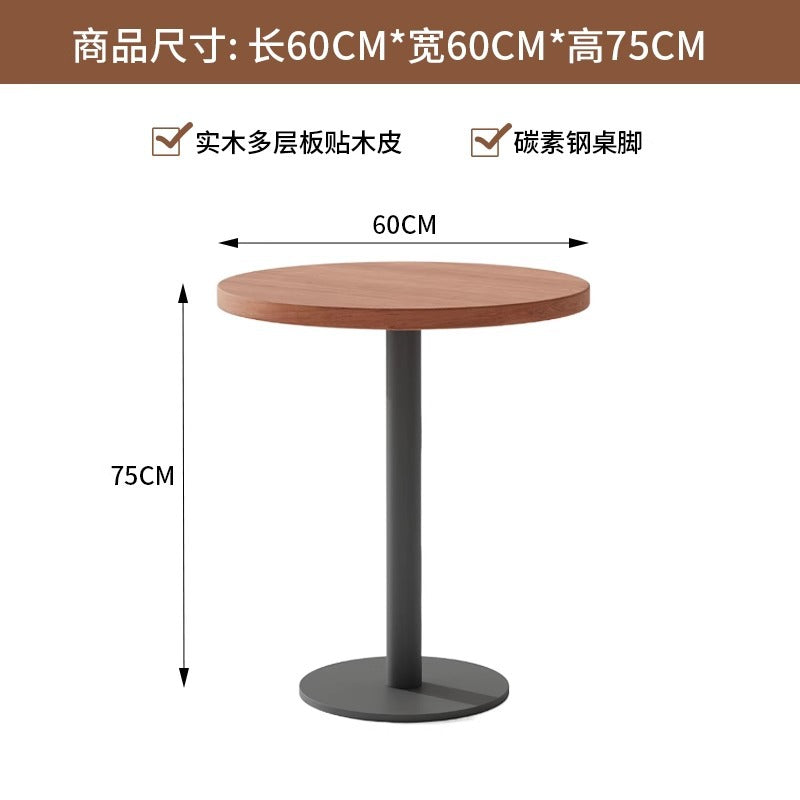 Customized creative restaurant tables and chairs Simple milk tea shop Dessert shop Catering commercial table and chair combination Tea house card seat sofa