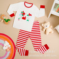 Export source factory kids home clothes men's and women's pajamas suit type a pure cotton casualprintingintimatessuit