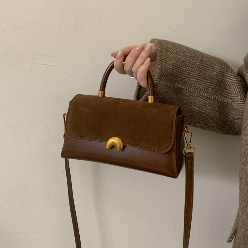 women's handbag 2025 autumn/winter new fashion minimalist tote bag, high-end textured shoulder & crossbody bag