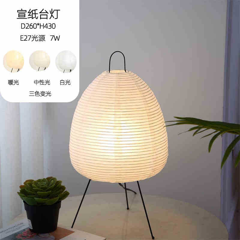 Wabi Silent Wind Ball Japanese Retro Paper Lamp Ball Bedroom Restaurant Clothing Store Xuan Paper Homestay Fenoguchi Yong Chandelier