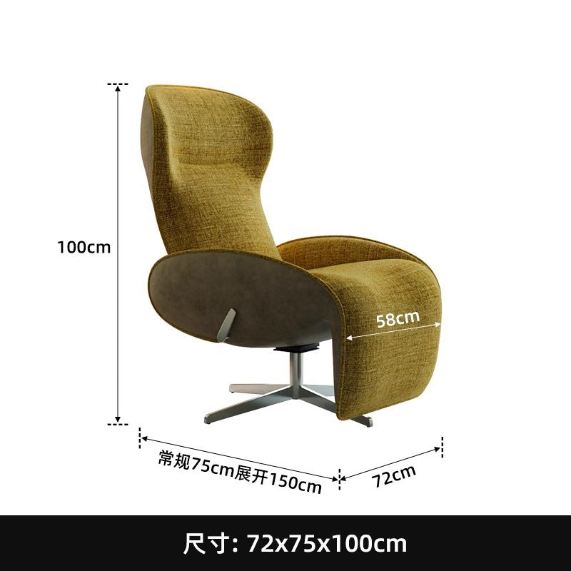Zero gravity recliner for villa living room, balcony, bedroom, study - single sofa bed, lazy sofa, rocking chair