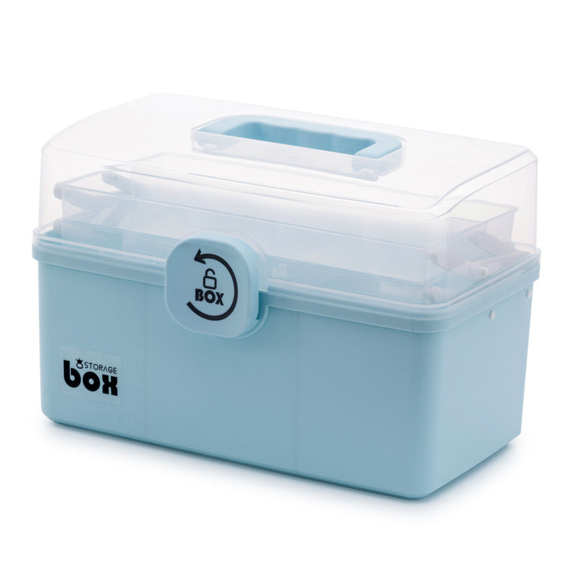 Medical box, family, student dormitory, large-capacity storage box, small medicine, drug storage box, small household medicine box.