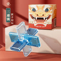 Year of the dragon mortise and tenon toy luban lock kongming lock primary school student kids puzzle building block assemble release boy new year gift