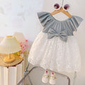 Summer children's dress, baby girl princess style, chic tulle dress, formal gown, tutu skirt, cute baby girl skirt