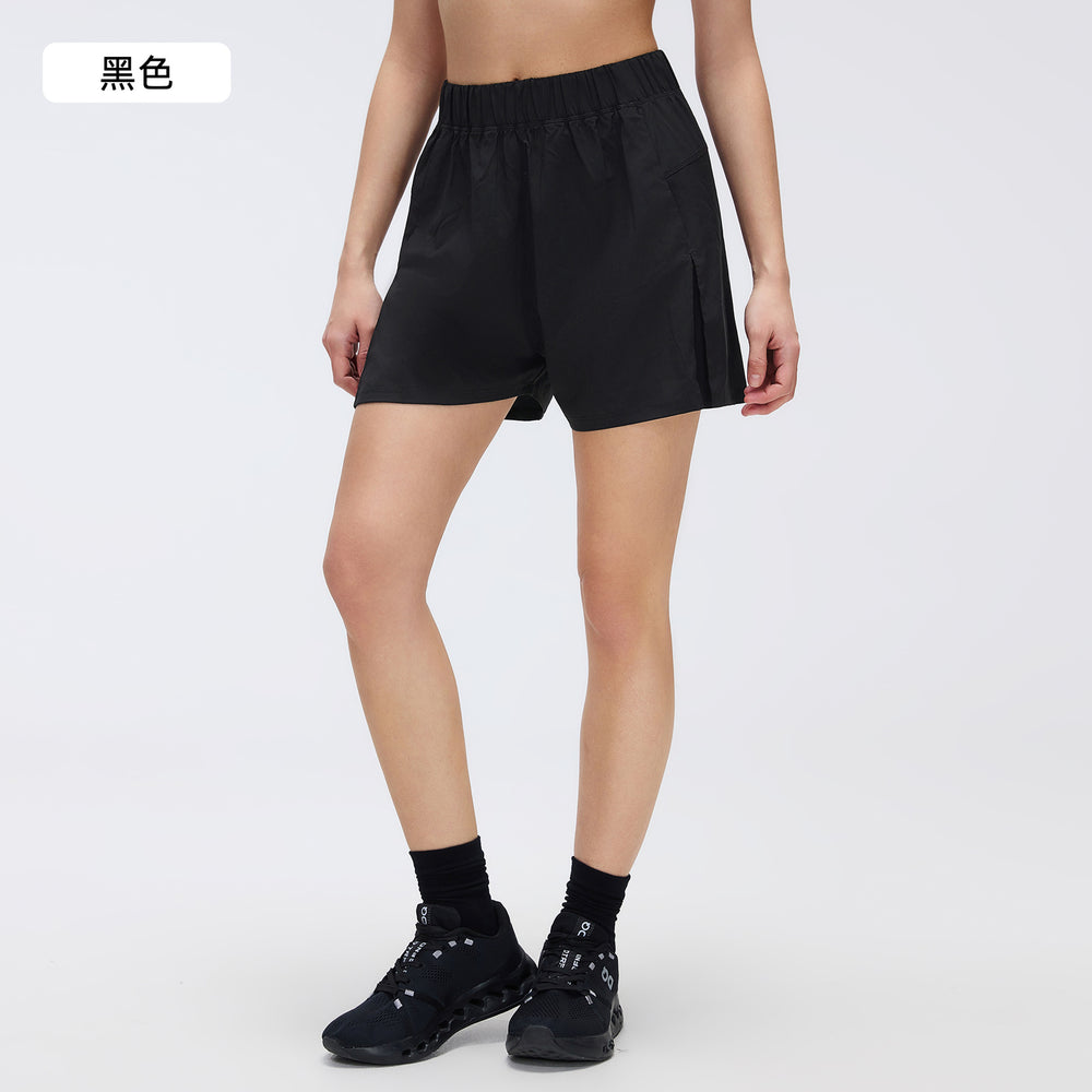 High-waisted, slimming, casual athletic capri pants for women. quick-drying, breathable running, yoga, and fitness shorts for summer. d26047