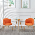 Nordic faux solid wood dining table and chair set - modern minimalist, small apartment friendly, creative casual round table with milk tea shop chairs