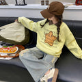 Girls' sweatshirt - spring/autumn  new korean style, trendy kids' casual top, loose fit activewear