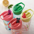 Food-grade kids' water bottle, high-temperature resistant, student sports water bottle, straw bottle, home use, leak-proof, cute plastic cup