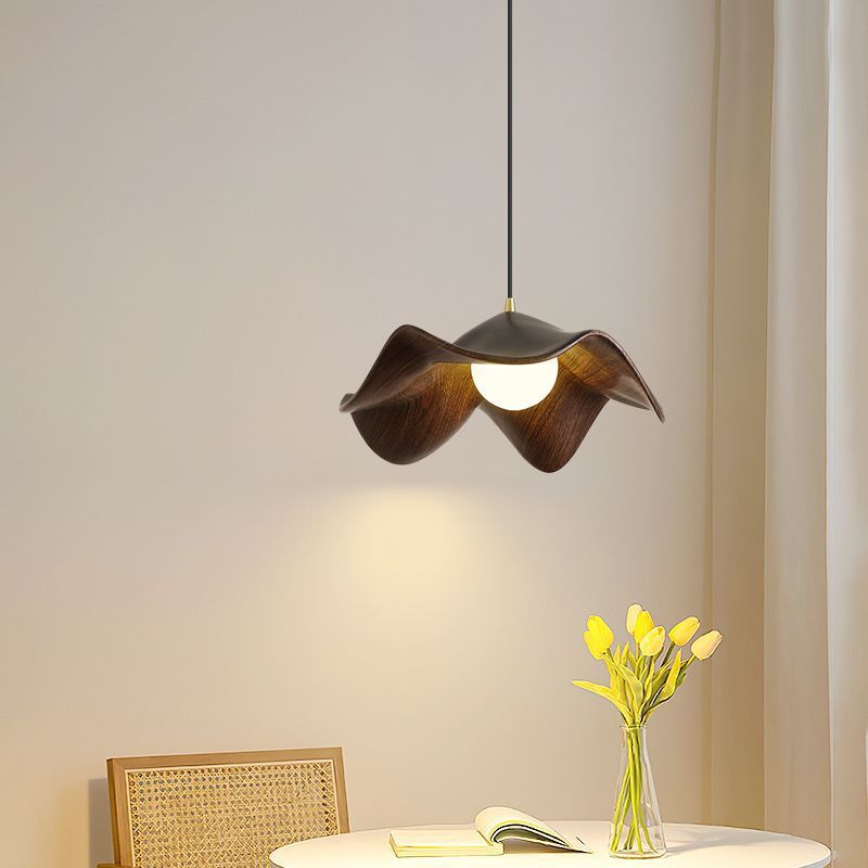 Log cream wind restaurant lighting modern minimalist led porch master bedroom light Internet celebrity ins book room ceiling light