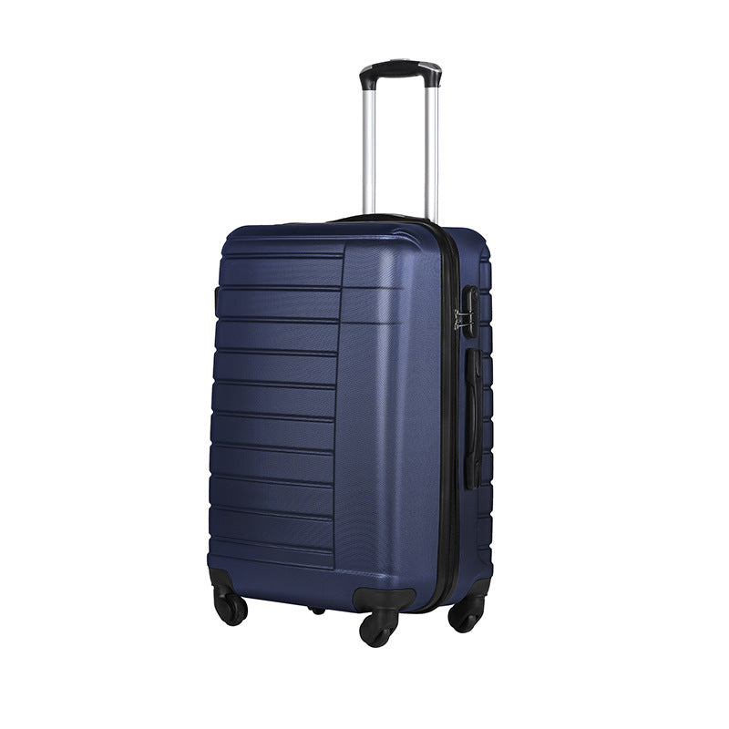 Foreign trade new tie rod suitcase three-piece set thickened wear-resistant and anti-drop ABS boarding case universal wheel password box