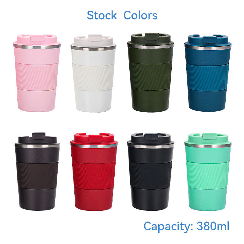New 304 stainless steel coffee mug - portable, office desk thermos, outdoor travel tumbler, car cup - wholesale