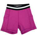 High-elasticity, skin-friendly activewear set for girls: quick-dry running, training, yoga, and workout shorts