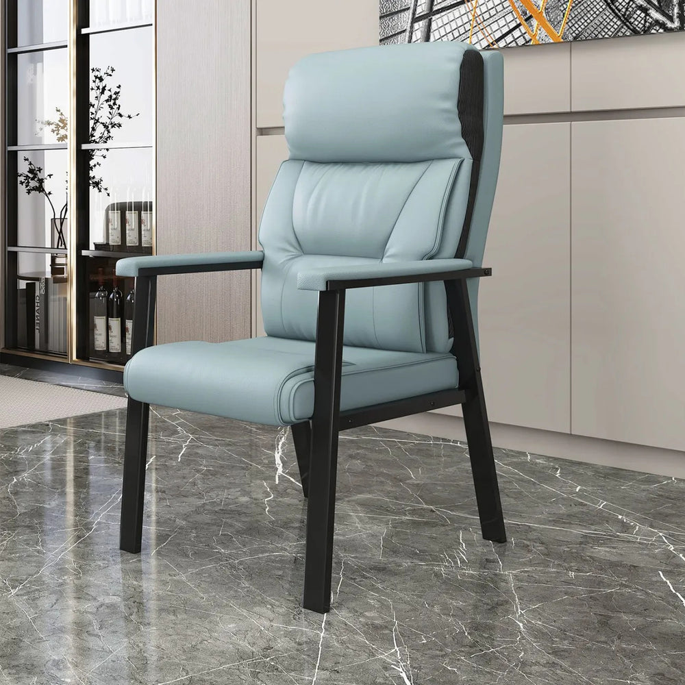 Casual mahjong chair backrest for home use, plaid computer chair for long sitting, mahjong machine chair set of four