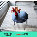 【value deal】foldable single coffee table 40cm [black/white - random] for specific color requests, please contact customer service