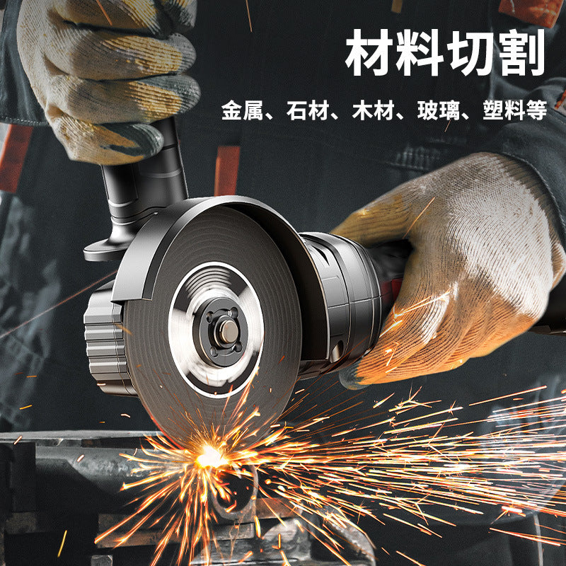 Airidun Brushless Lithium Angle Grinder Rechargeable Polishing Machine Grinder Cutting Machine Rotary Grinder Hand Grinder