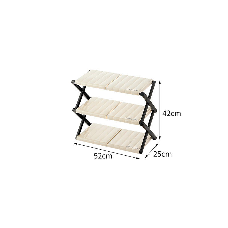 Simple door shoe rack multi-layer household installation-free foldable dormitory shoe storage artifact shoe cabinet storage shelf