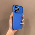 Four-corner anti-fall corning shell is suitable for iphone 16 frosted transparent mobile phone case that instantly turns into apple 17promax soft case