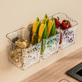 Kitchen onion, ginger and garlic storage basket, bathroom sundries hanging basket, bathroom wall plastic storage basket storage box