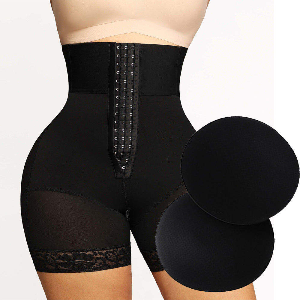 Big butt butt pad cross-border high waist hip enhancement butt lift body shaping pants women's fake butt underwear women's butt tummy control pants