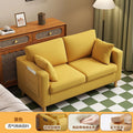 Small apartment convertible sofa bed with storage, suitable for living rooms, offices, bedrooms, apartments, rentals, and rental properties. simple fabric sofa
