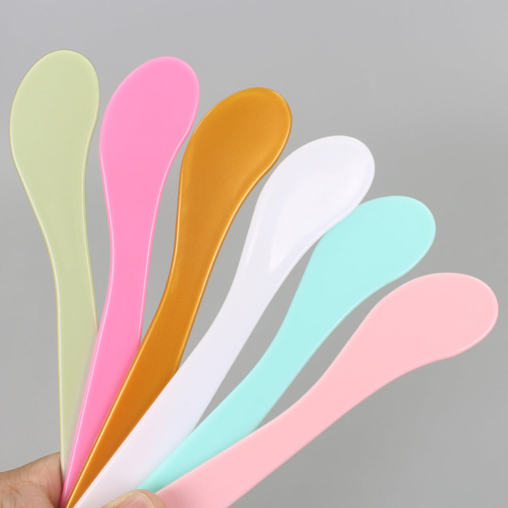 Beauty salon spa mask tools soft mask stick plastic mixing stirring stick scraper plate application stick